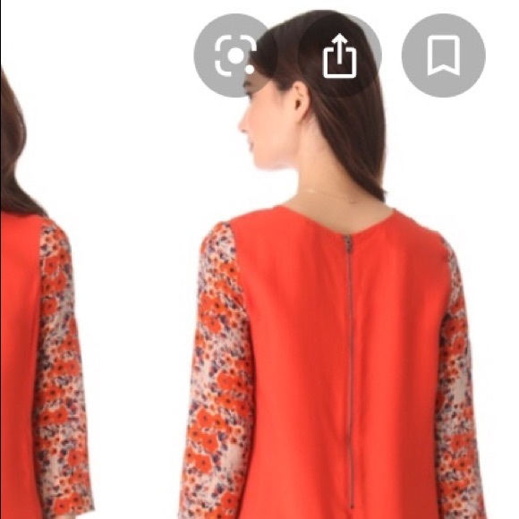 SOLD Club Monaco Orange Shift Dress - Picture 2 of 7